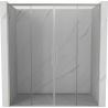 Mexen Rox Schiebetür für Dusche 170 cm, transparent, gebürsteter Nickel - 8C2-170-002-97-00