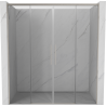Mexen Rox Duo Sliding Shower Doors 180 cm, Transparent, Brushed Nickel - 8C2-180-002-97-00