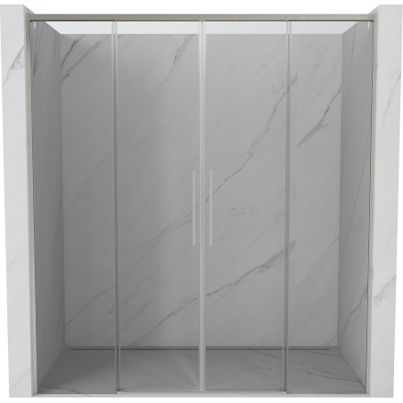 Mexen Rox porte de douche coulissante 190 cm, transparent, nickel brossé - 8C2-190-002-97-00