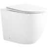 Mexen Lena wc-istuin Rimless Tornado hidastuvalla slim-kannella, duroplast, kiiltävän valkoinen - 3222T4000
