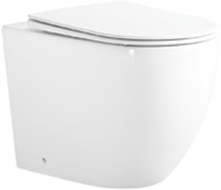 Mexen Lena stoječa WC školjka Rimless Tornado s tiho zapiralnim sedalom slim, duroplast, bela sijajna - 3222T4000