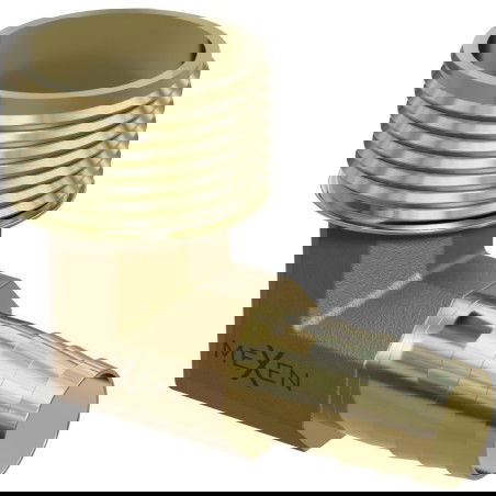 Mexen BRASS conector para manguera codo de latón 1/2 GZ x 10 mm - W97423-1210