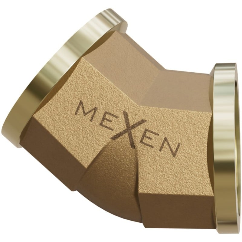 Mexen BRASS codo 45° latón 1/2 GW x 1/2 GW - W97424-1212