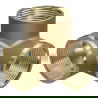 Mexen BRASS messinkinen 3D-tee 1/2 GJ x 1/2 GJ x 1/2 GJ - W97425-121212