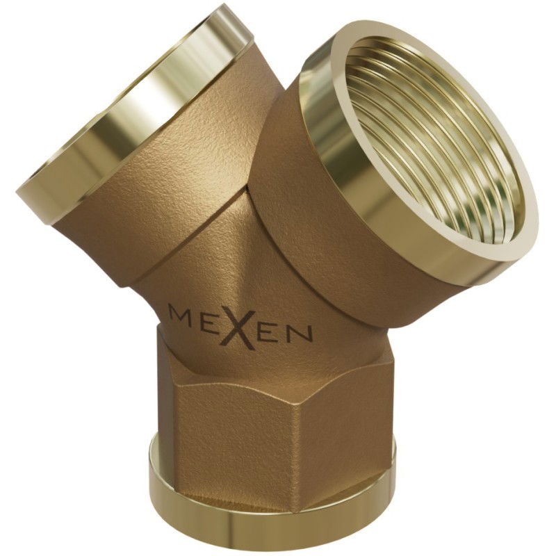 Mexen BRASS Té en laiton Y 1/2 GW x 1/2 GW x 1/2 GW - W97426-121212
