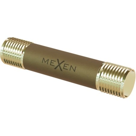 Mexen BRASS króciec mosiężny gwintowany 1/2 GZ x 1/2 GZ, 80 mm - W97427-1212-80