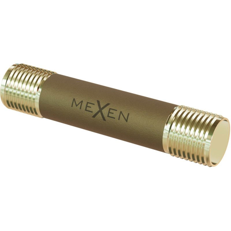 Mexen BRASS mässingsgängad anslutningsnippel 3/4 GZ x 3/4 GZ, 100 mm - W97427-3434-100