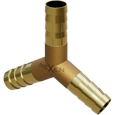 Mexen BRASS trójnik do węża Y mosiężny 10 x 10 x 10 mm - W97429-101010