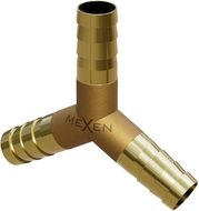 Mexen BRASS Y-kujuline messingist vooliku kolmik 10 x 10 x 10 mm - W97429-101010
