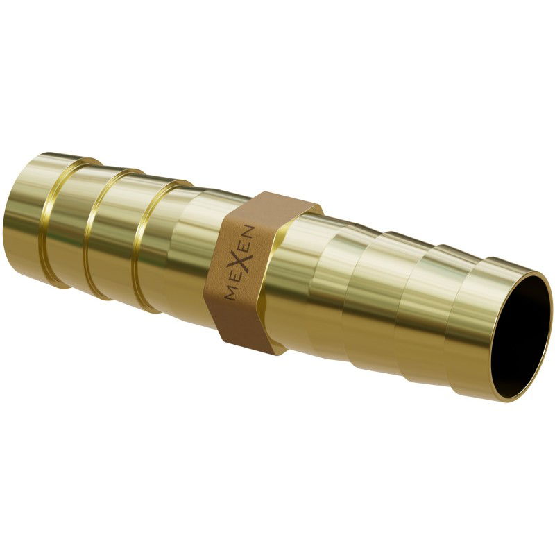 Mexen BRASS Messing-Schlauchtülle Doppelverbinder 10 x 10 mm - W97430-1010