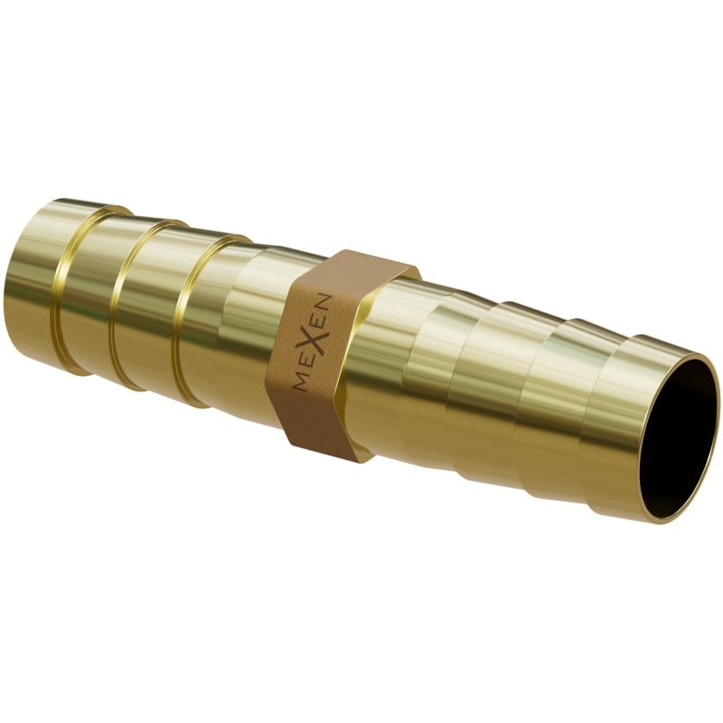 Mexen BRASS złączka dwójnik do węża mosiężny 10 x 10 mm - W97430-1010