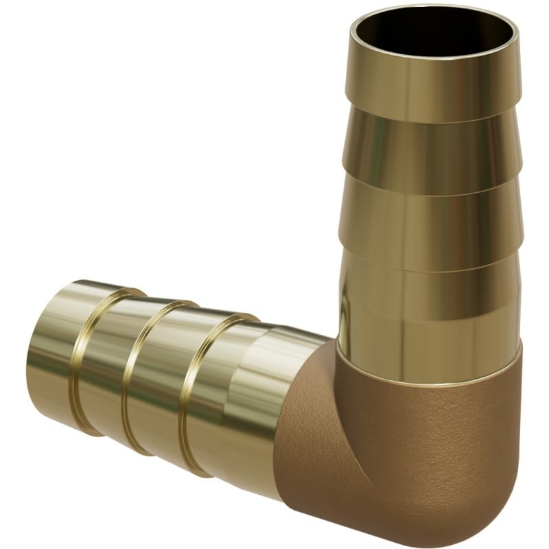 Mexen BRASS kolano łącznik do węża mosiężny 10 x 10 mm - W97431-1010