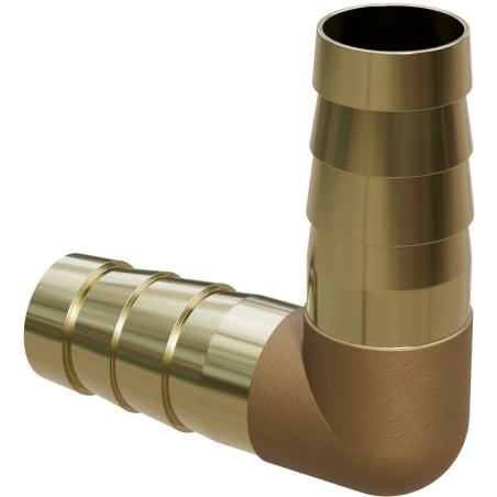 Mexen BRASS kolano łącznik do węża mosiężny 10 x 10 mm - W97431-1010
