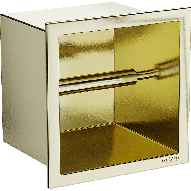 Mexen X-Wall-P support de papier toilette, doré brossé - 1953