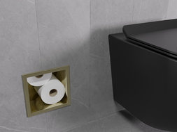 Mexen X-Wall-B support pour papier toilette, or brossé - 1955