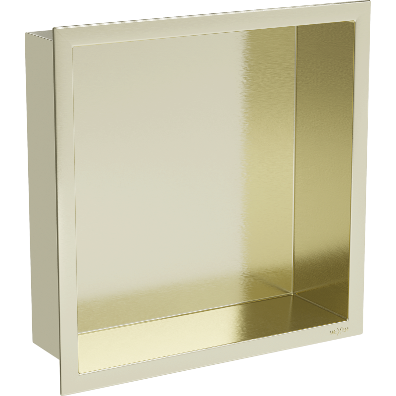 Mexen X-Wall-R nukkutaso laipalla 30 x 30 cm, harjattu kulta - 1950303010