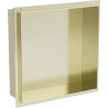 Mexen X-Wall-NR niche shelf without flange 30 x 30 cm, brushed gold - 1951303010