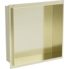 Mexen X-Wall-NR Wandnische ohne Flansch 30 x 30 cm, gebürstetes Gold - 1951303010