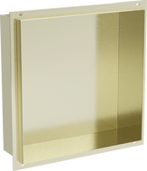 Mexen X-Wall-NR nis planken zonder flens 30 x 30 cm, geborsteld goud - 1951303010