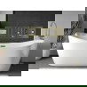 Mexen X-Wall-R nisplank met flens en plank 30 x 30 cm, goud geborsteld - 1950303010S