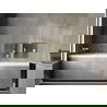 Mexen X-Wall-R nisplank met flens en plank 30 x 30 cm, goud geborsteld - 1950303010S