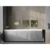 Mexen X-Wall-R recessed niche shelf with flange and shelf 30 x 30 cm, brushed gold - 1950303010S