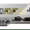Mexen X-Wall-R nisplank met flens en plank 30 x 30 cm, goud geborsteld - 1950303010S