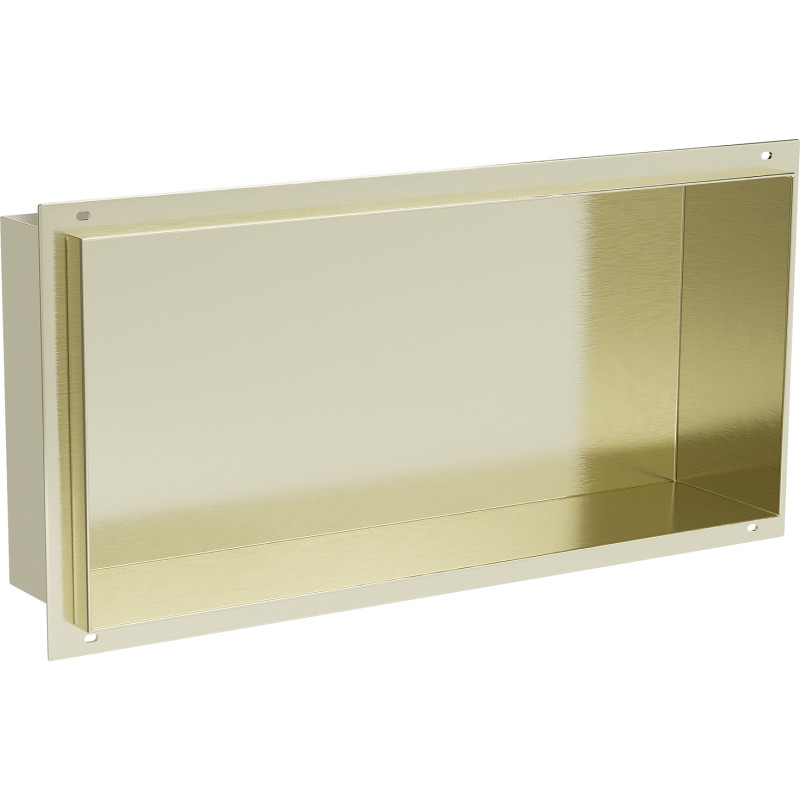 Mexen X-Wall-NR nišširiiul ilma ääriseta 45 x 20 cm, kuldne harjatud - 1951452010