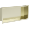 Mexen X-Wall-R półka wnękowa z kołnierzem 45 x 20 cm, złota szczotkowana - 1950452010