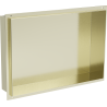 Mexen X-Wall-NR Nischenregal ohne Flansch 45 x 30 cm, gebürstetes Gold - 1951453010