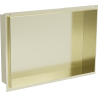 Mexen X-Wall-NR prateleira embutida sem flange 45 x 30 cm, dourada escovada - 1951453010