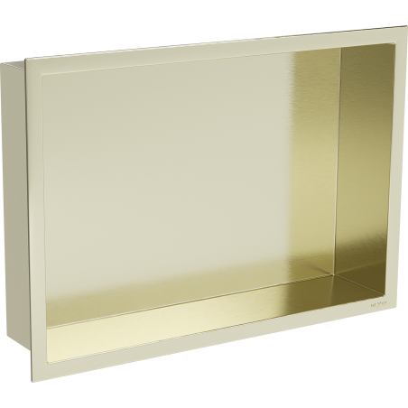 Mexen X-Wall-R ράφι εντοιχισμού με φλάντζα 45 x 30 cm, χρυσό βουρτσισμένο - 1950453010
