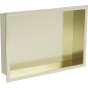 Mexen X-Wall-R niche plank met flens 45 x 30 cm, goud geborsteld - 1950453010