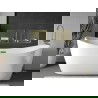 Mexen X-Wall-R inhamplank met flens 45 x 30 cm, goud geborsteld - 1950453010
