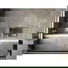Mexen X-Wall-R inhamplank met flens 45 x 30 cm, goud geborsteld - 1950453010
