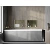 Mexen X-Wall-R Nischenregal mit Flansch 45 x 30 cm, gebürstetes Gold - 1950453010