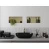 Mexen X-Wall-NR Einbauregal ohne Flansch 45 x 20 cm, gebürstetes Gold - 1951452010