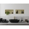 Mexen X-Wall-R Nischenregal mit Flansch 45 x 20 cm, gebürstetes Gold - 1950452010