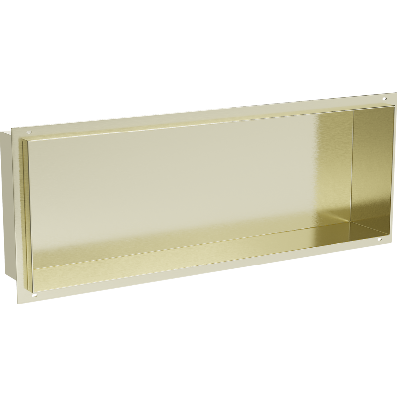 Mexen X-Wall-NR mensola ad incasso senza flangia 60 x 20 cm, oro spazzolato - 1951602010