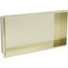 Mexen X-Wall-NR nischhylla utan fläns 60 x 30 cm, borstad guld - 1951603010
