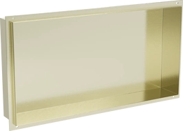 Mexen X-Wall-NR prateleira embutida sem flange 60 x 30 cm, ouro escovado - 1951603010