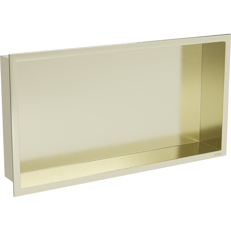Mexen X-Wall-R étagère encastrée avec rebord 60 x 30 cm, or brossé - 1950603010
