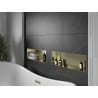 Mexen X-Wall-NR Nischenregal ohne Flansch 60 x 20 cm, gebürstetes Gold - 1951602010