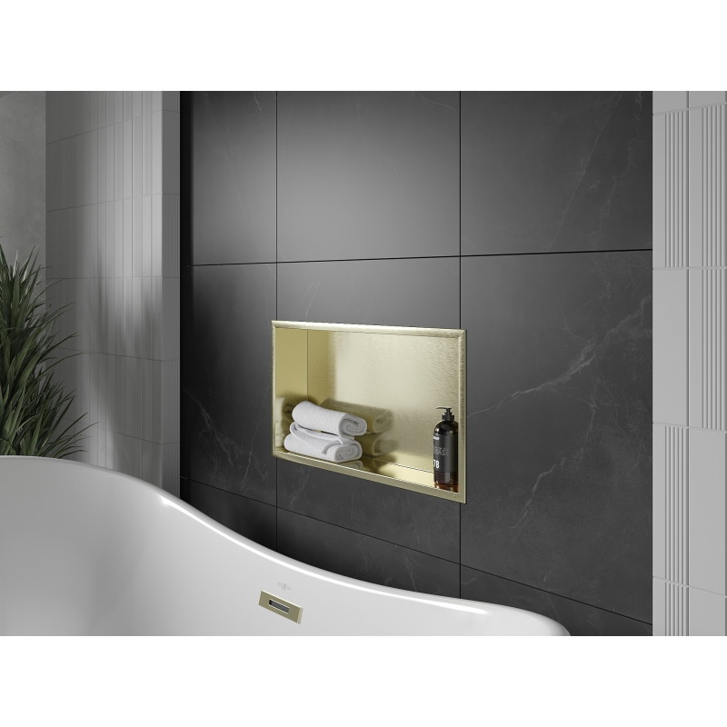 Mexen X-Wall-R võrkpaneel äärega 60 x 30 cm, kuldne harjatud - 1950603010