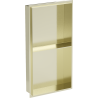 Mexen X-Wall-NR εσοχή ράφι χωρίς περίγραμμα με ράφι 60 x 30 cm, χρυσό