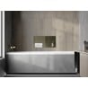 Mexen X-Wall-NR Nischenregal ohne Flansch mit Regal 60 x 30 cm, gebürstetes Gold - 1951603010S