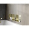 Mexen X-Wall-NR Nischenregal ohne Rahmen mit Ablage 90 x 30 cm, gebürstetes Gold - 1951903010S