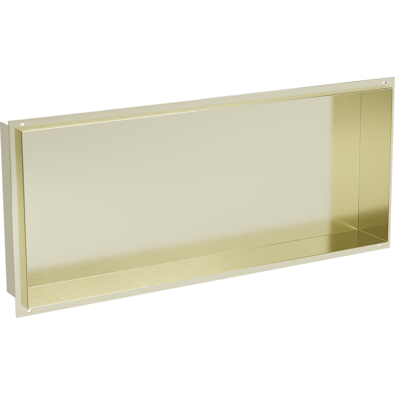 Mexen X-Wall-NR aukoton sisäänrakennettava hylly 75 x 30 cm, harjattu kulta - 1951753010