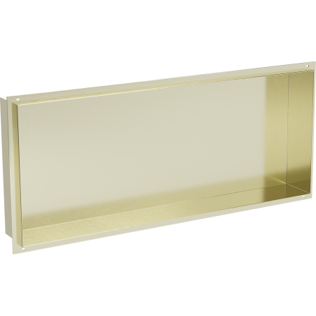 Mexen X-Wall-NR recessed shelf without flange 75 x 30 cm, brushed gold - 1951753010