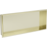 Mexen X-Wall-NR recessed shelf without flange 75 x 30 cm, brushed gold - 1951753010